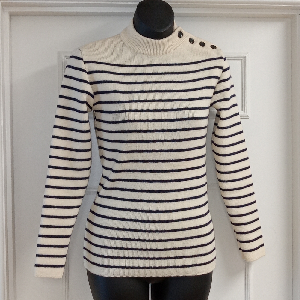 Vintage Saint James Marinière Breton Wool Sweater – Made in France